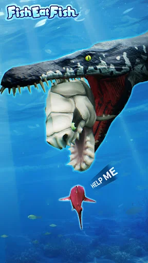 Gameplay screenshot 1 from Fish Eat Fish.io - Casual game